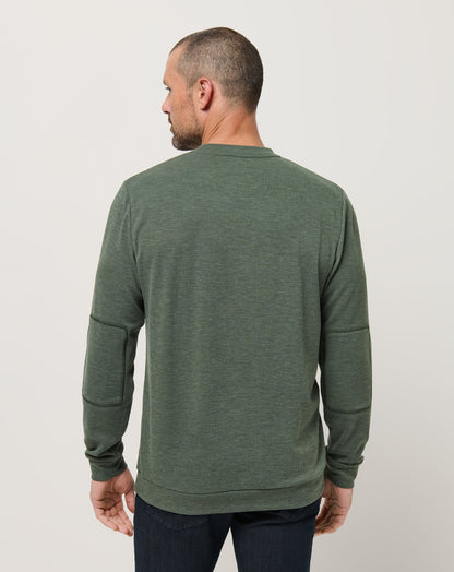Cloud Sweater Heather Dark Olive | Travis Mathew Signature