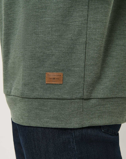 Cloud Sweater Heather Dark Olive | Travis Mathew Signature