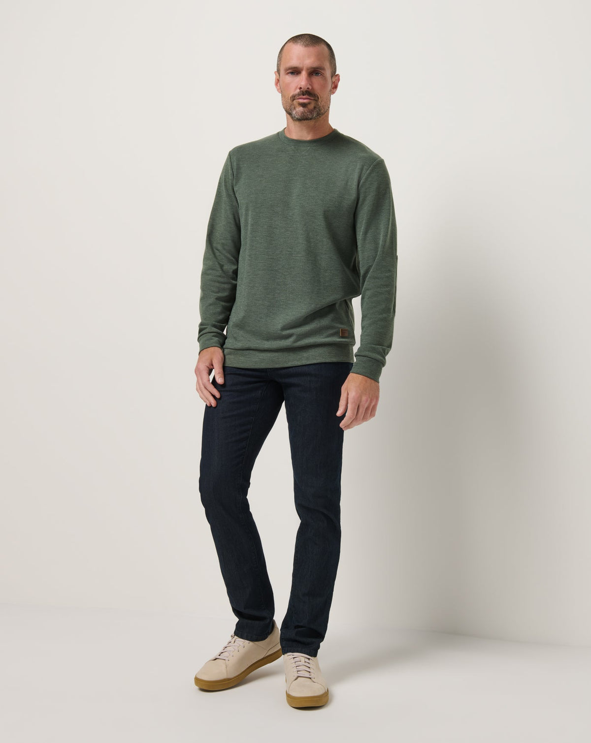 Cloud Sweater Heather Dark Olive | Travis Mathew Signature