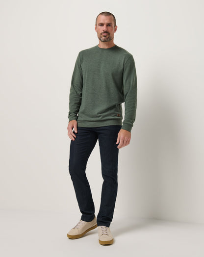 Cloud Sweater Heather Dark Olive | Travis Mathew Signature