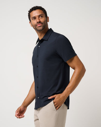 The Heater Button-Up Black | Travis Mathew Smart Buy