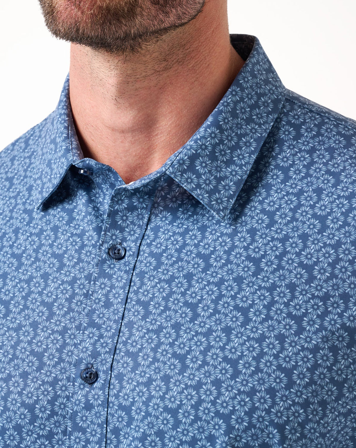 Techwoven Sunlight Button-Up Bering Sea | Travis Mathew Everyday