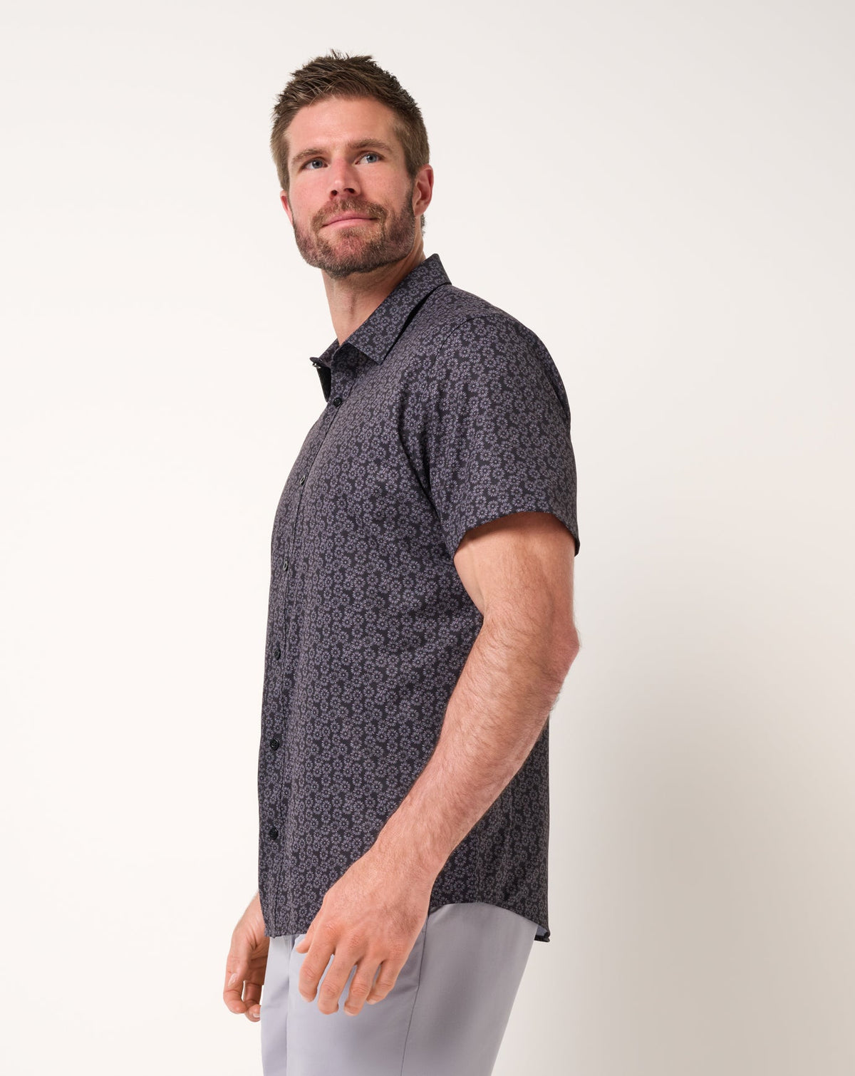 Techwoven Sunlight Button-Up Black | Travis Mathew Value