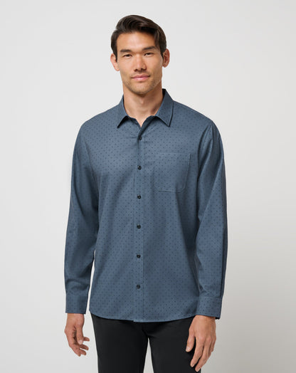 Techwoven Tidbits Button-Up Bering Sea | Travis Mathew Best Seller