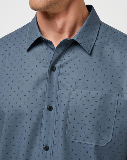 Techwoven Tidbits Button-Up Bering Sea | Travis Mathew Best Seller