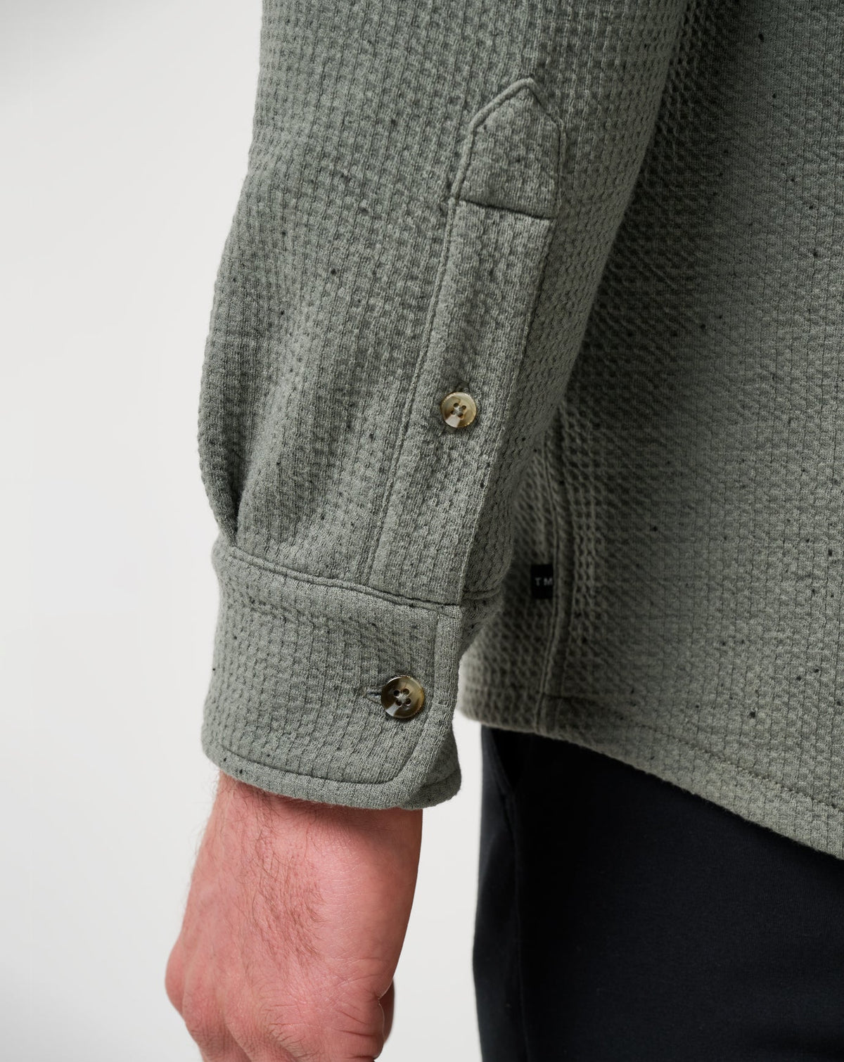 Cloud Waffle Shirt Jacket Dark Olive | Travis Mathew Trusted