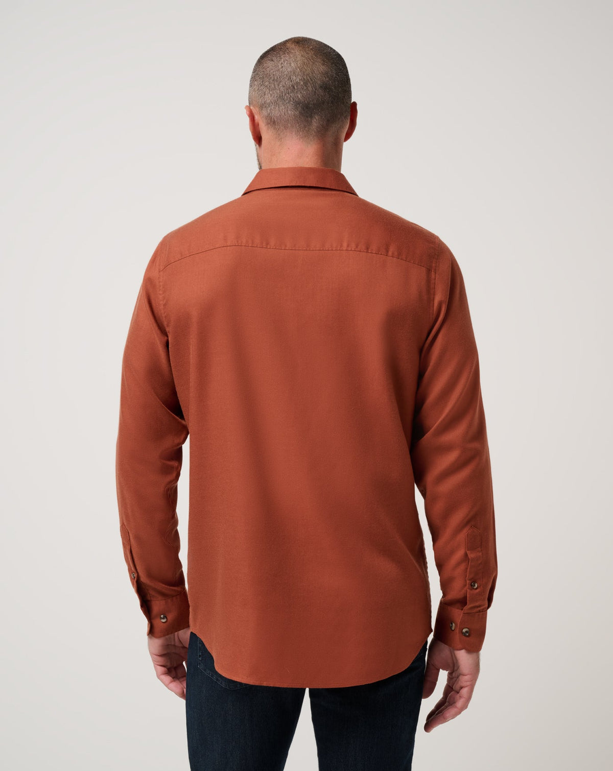 Cloud Flannel Button-Up Maple | Travis Mathew Popular