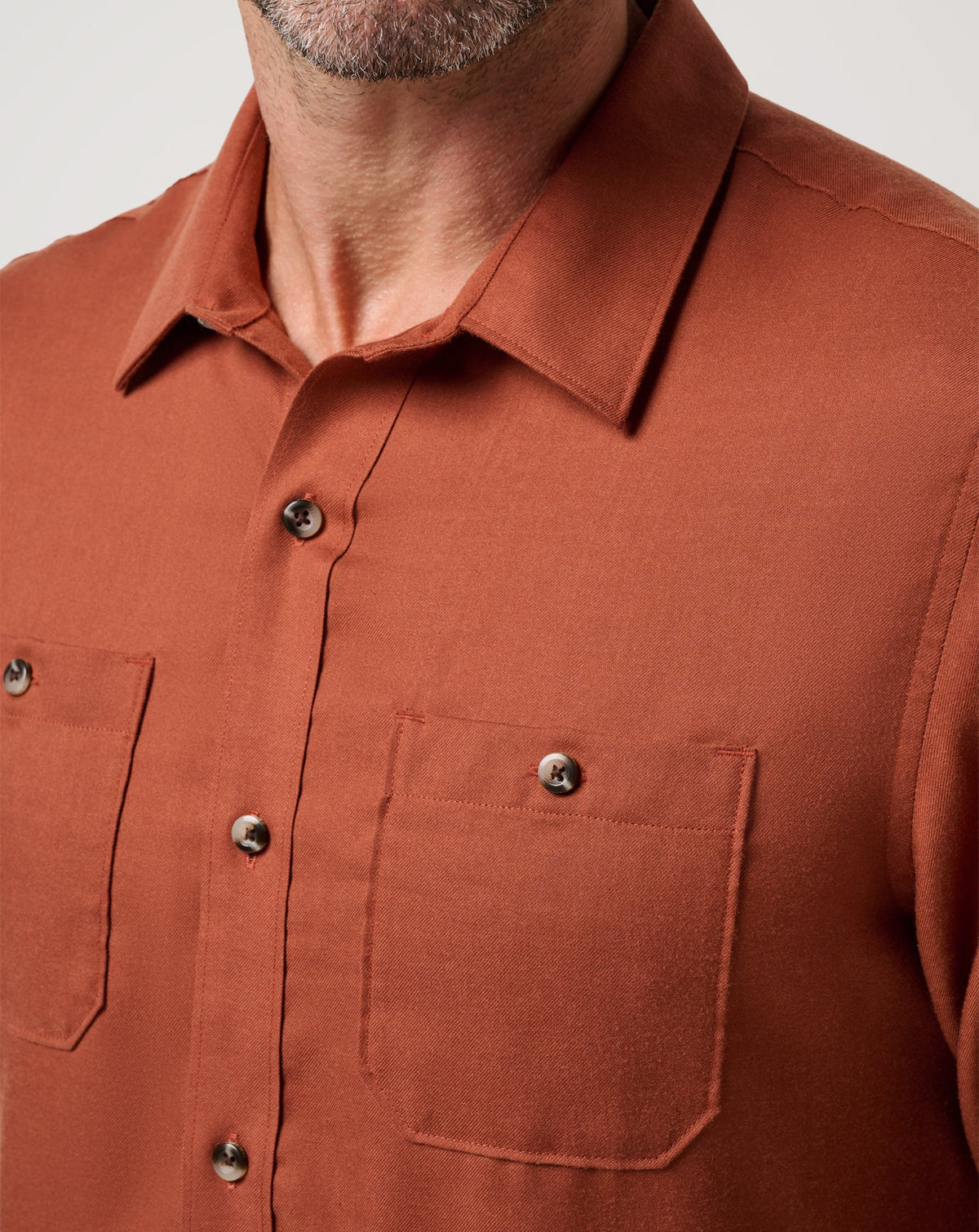 Cloud Flannel Button-Up Maple | Travis Mathew Popular