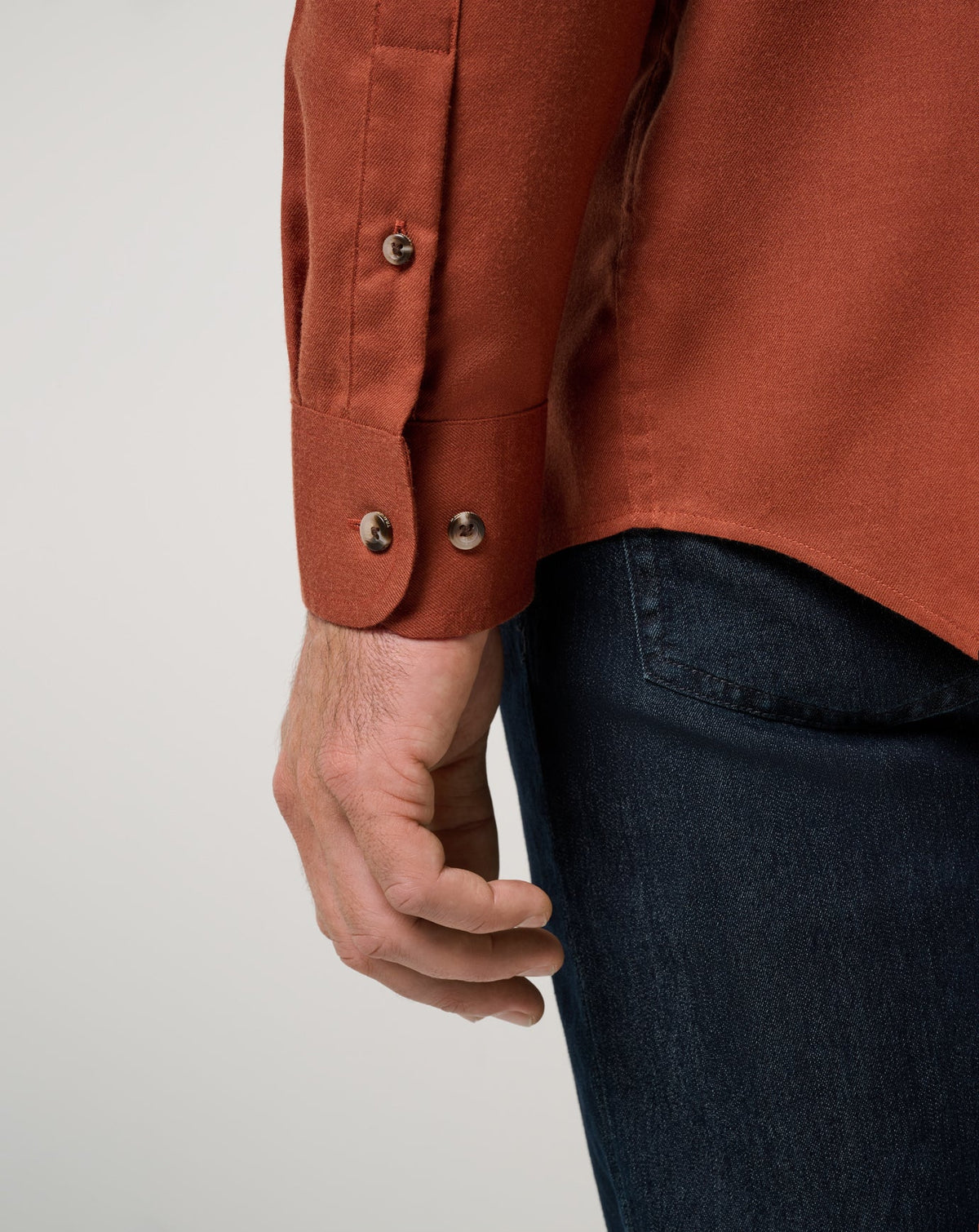 Cloud Flannel Button-Up Maple | Travis Mathew Popular