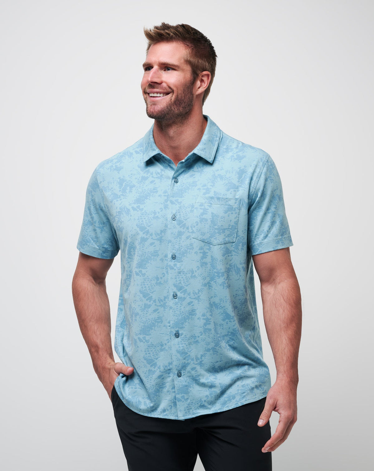 Knit Braddah Button-Up Cameo | Travis Mathew Essential