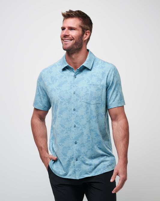 Knit Braddah Button-Up Cameo | Travis Mathew Essential