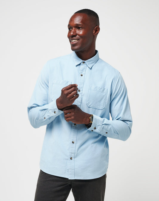 Barrel Of Laughs Button-Up Dream Blue | Travis Mathew New