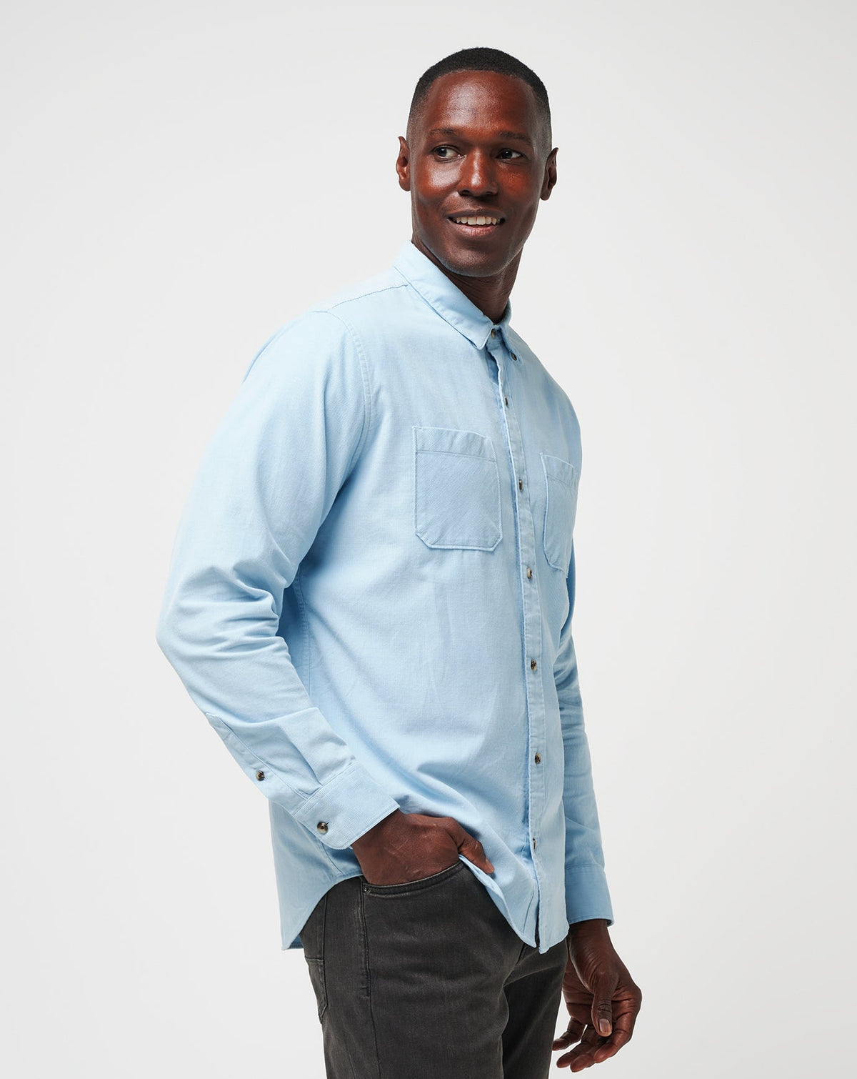 Barrel Of Laughs Button-Up Dream Blue | Travis Mathew New