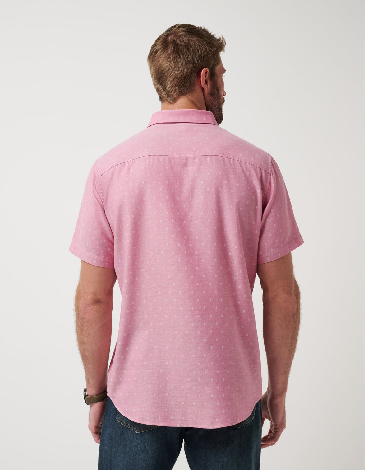 Early Check In Button-Up Heather Rose Wine | Travis Mathew Latest