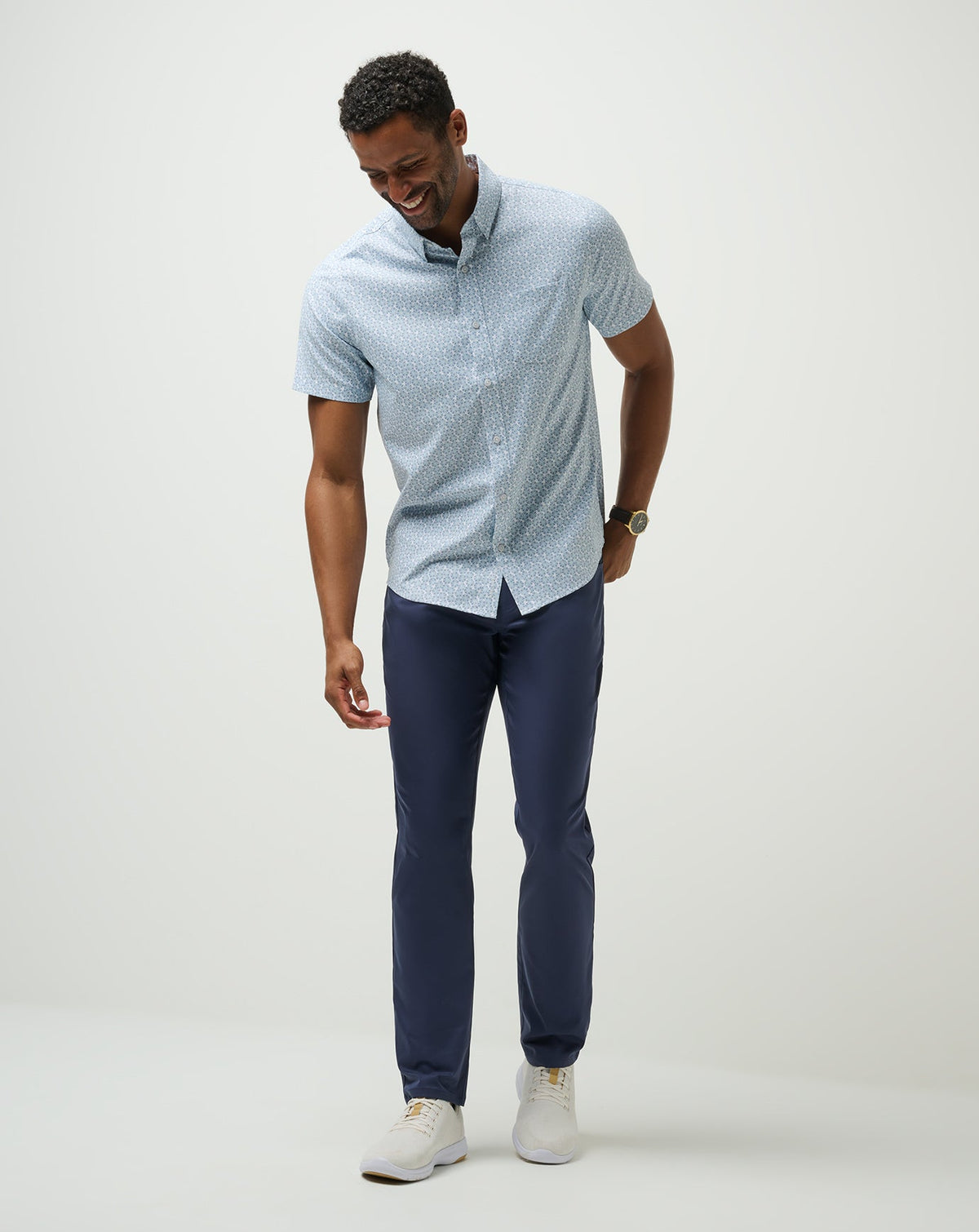 Techwoven Country Mile Button-Up White | Travis Mathew Exclusive