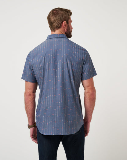 Deco Button-Up Heather Mood Indigo | Travis Mathew Best Seller