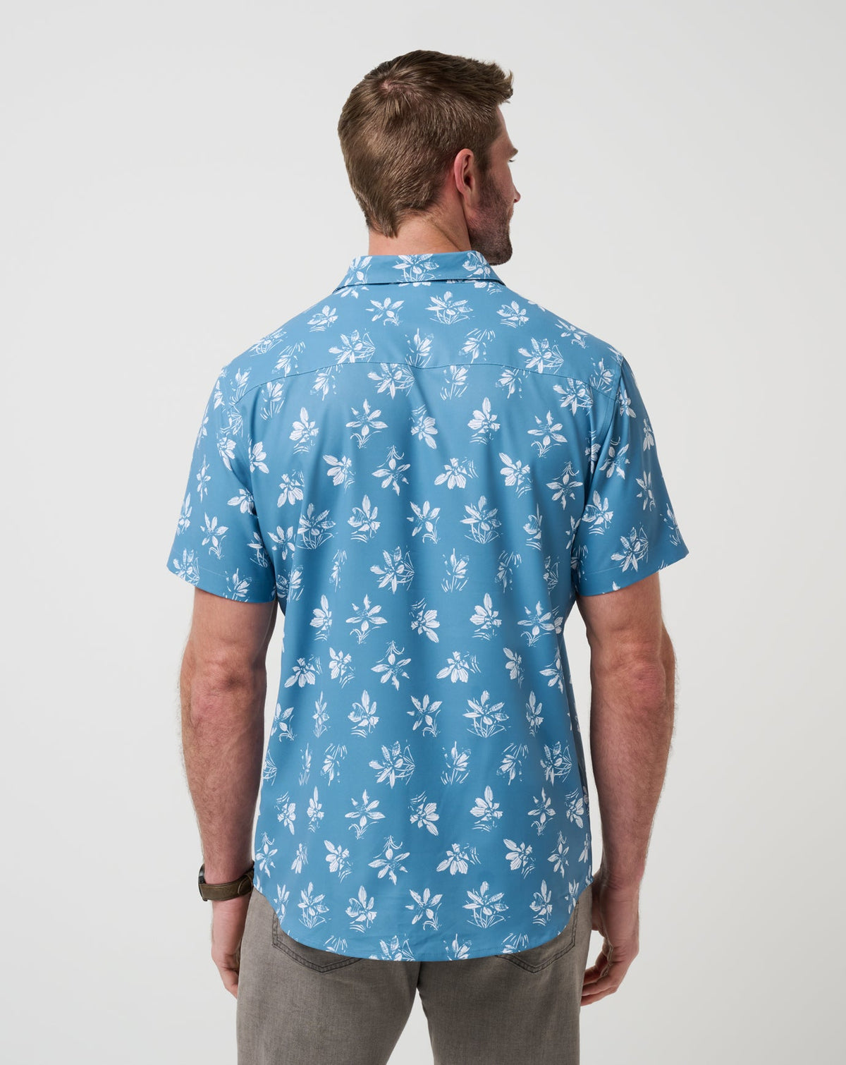 Techwoven Seamate Button-Up Captains Blue | Travis Mathew Discount