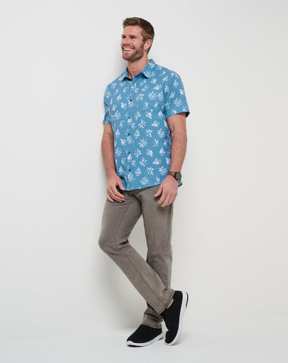 Techwoven Seamate Button-Up Captains Blue | Travis Mathew Discount