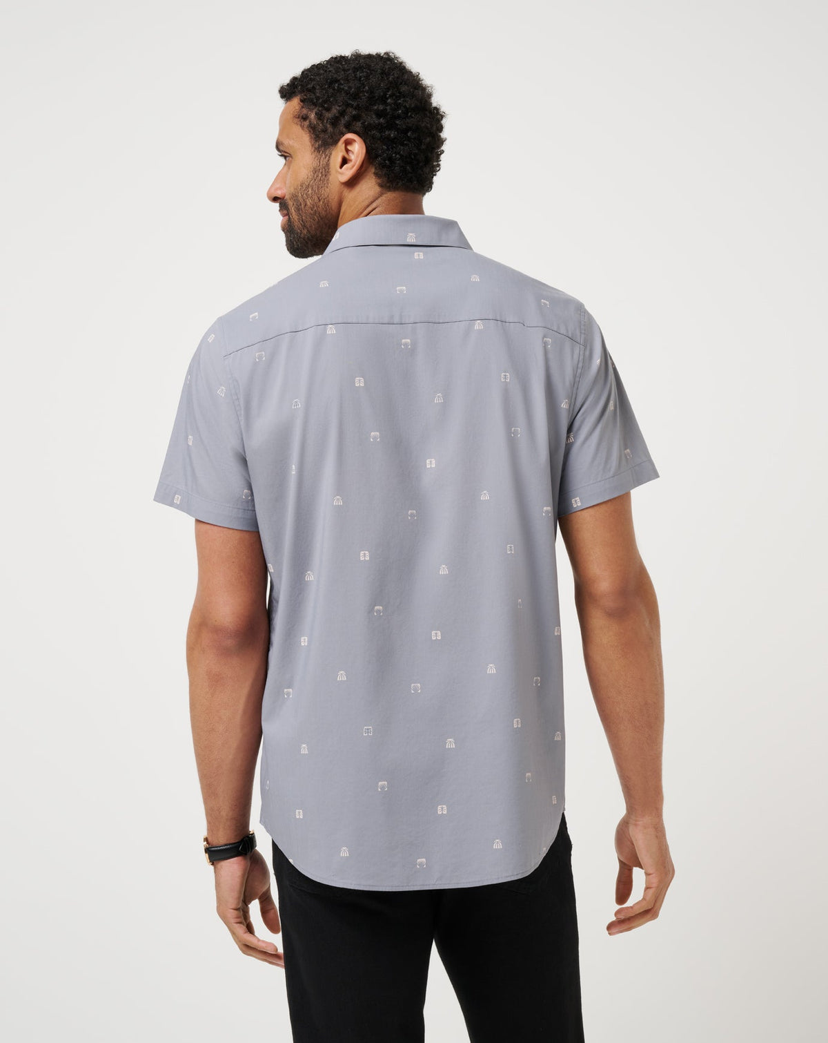 French Riviera Button-Up Quiet Shade | Travis Mathew Value