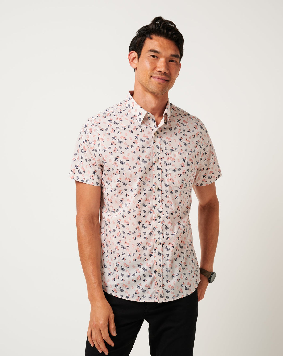 Something New Button-Up Moonbeam | Travis Mathew New