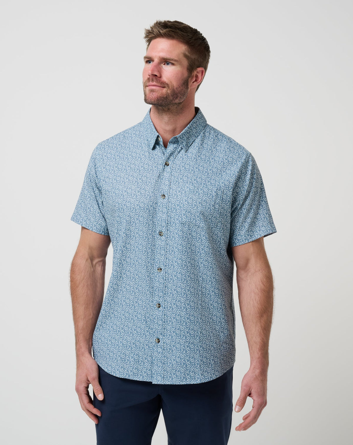 Techwoven Country Mile Button-Up Arona | Travis Mathew Trusted