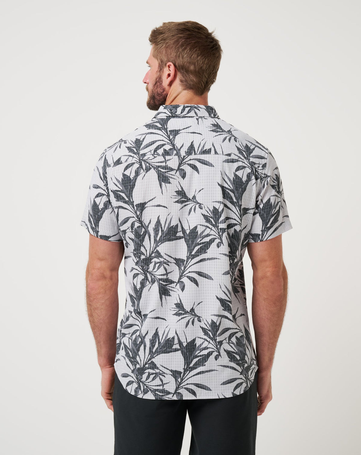 Light Map Button-Up Micro Chip | Travis Mathew Best Price