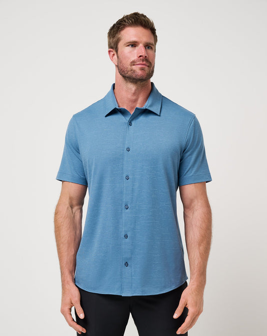 The Heater Button-Up Copen Blue | Travis Mathew Popular