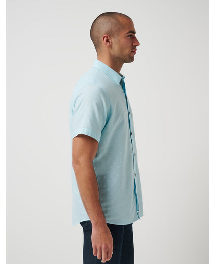 Early Check In Button-Up Cory Blue | Travis Mathew Value