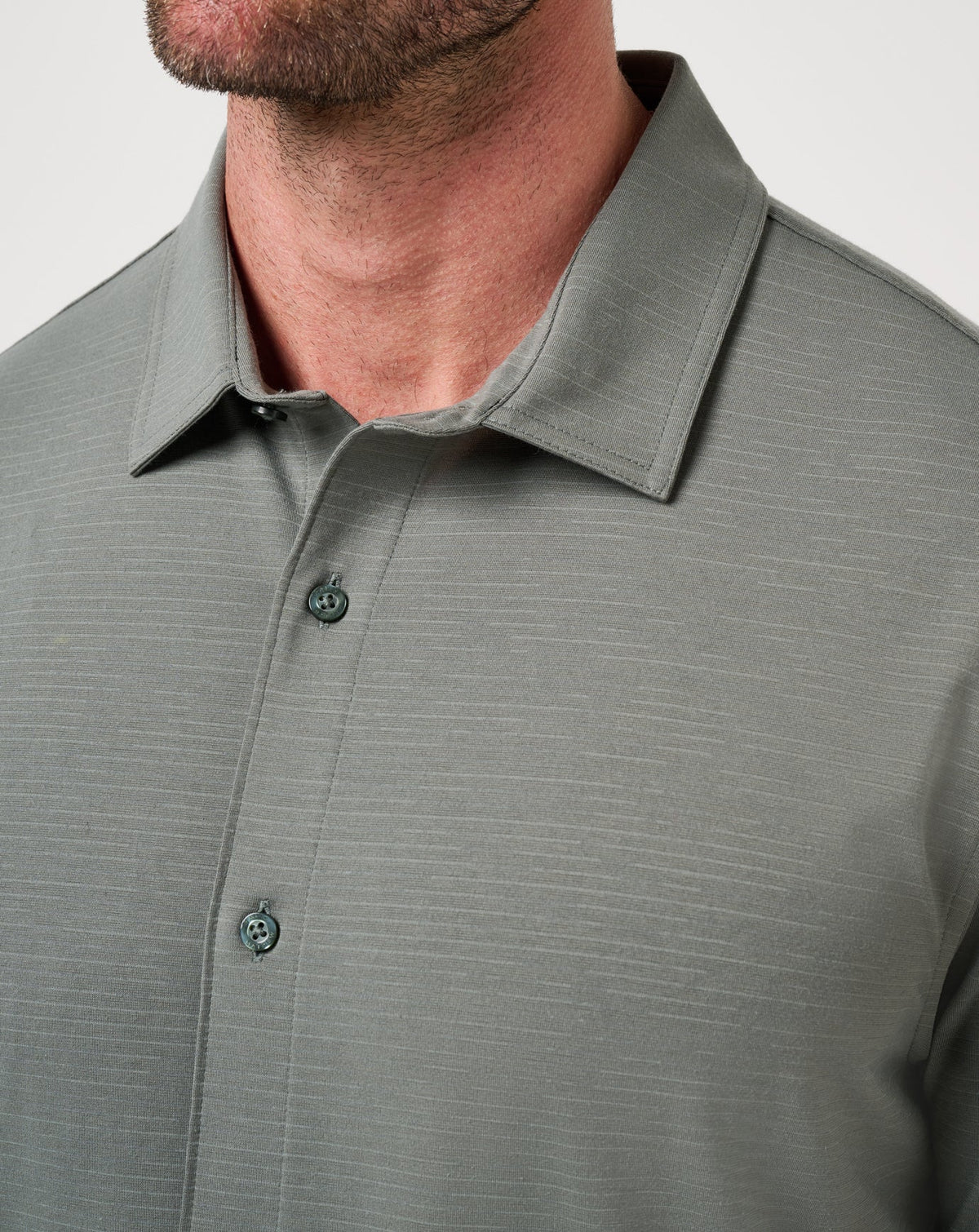 The Heater Button-Up Dark Olive | Travis Mathew Popular