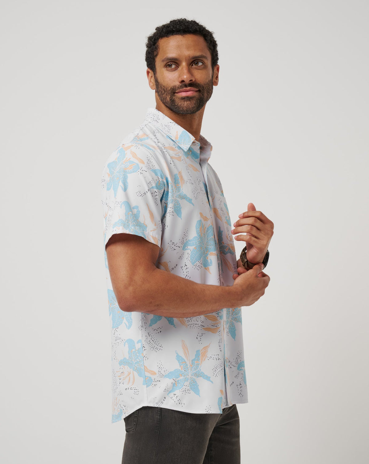 Techwoven Board Battle Button-Up White | Travis Mathew Trusted