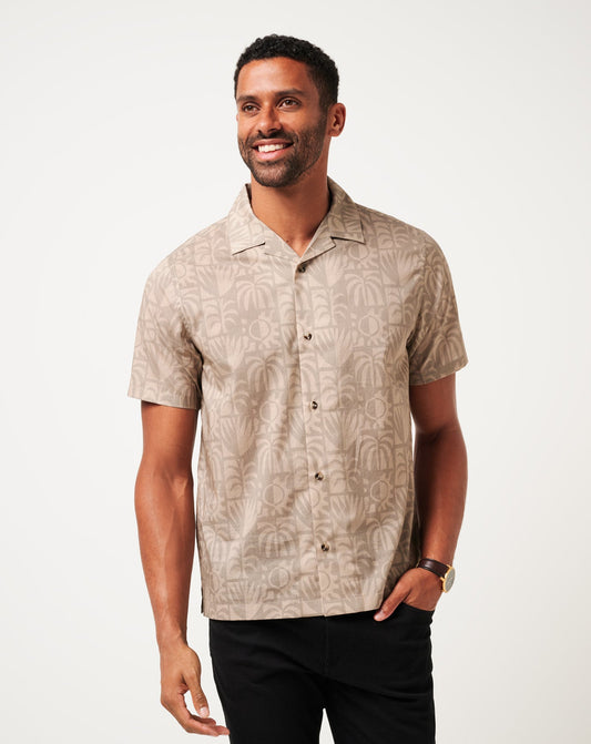 Desert Sun Button-Up Italian Sand | Travis Mathew Discount