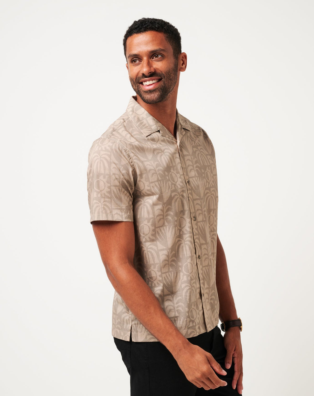 Desert Sun Button-Up Italian Sand | Travis Mathew Discount