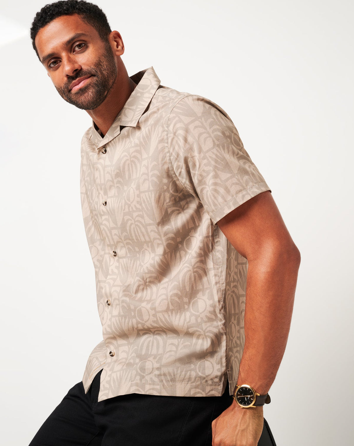 Desert Sun Button-Up Italian Sand | Travis Mathew Discount