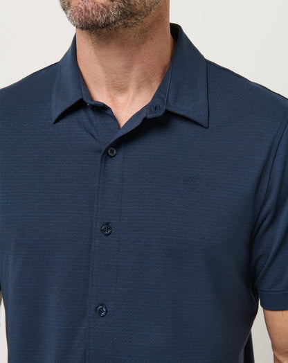 The Heater Button-Up Total Eclipse | Travis Mathew Essential