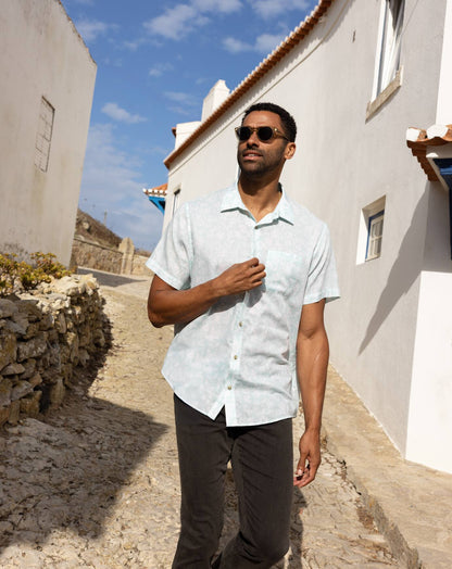 Double Room Button-Up Eggshell Blue | Travis Mathew Latest