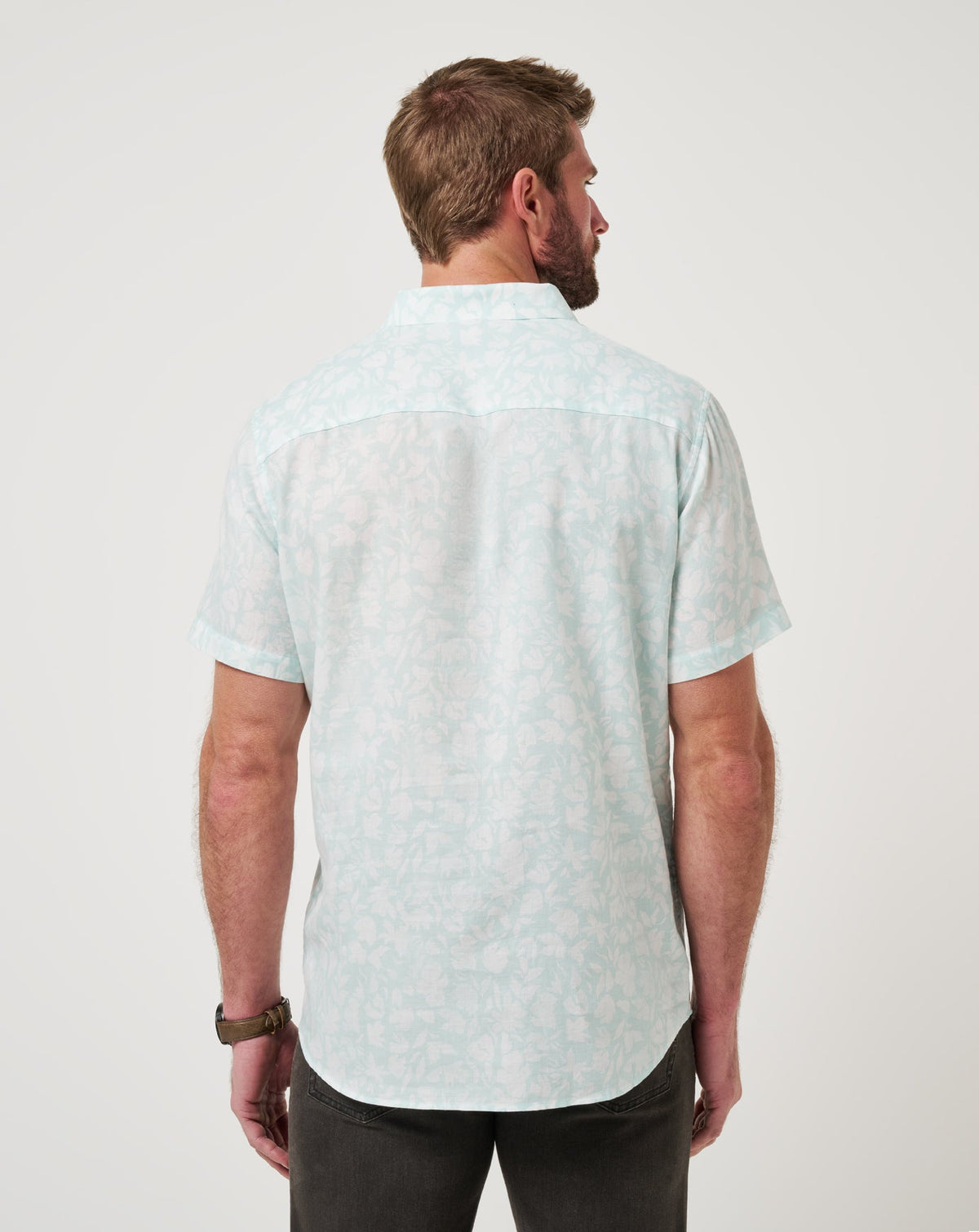 Double Room Button-Up Eggshell Blue | Travis Mathew Latest
