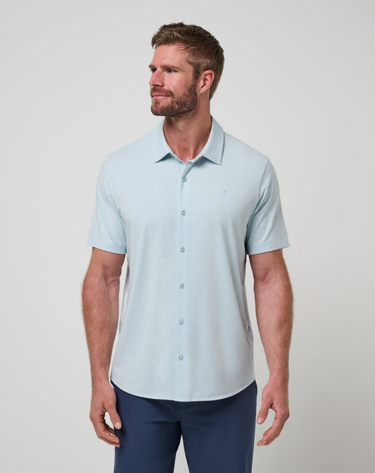 Shore Of It Button-Up Azzurro | Travis Mathew Signature