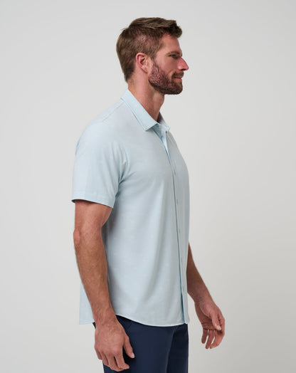 Shore Of It Button-Up Azzurro | Travis Mathew Signature