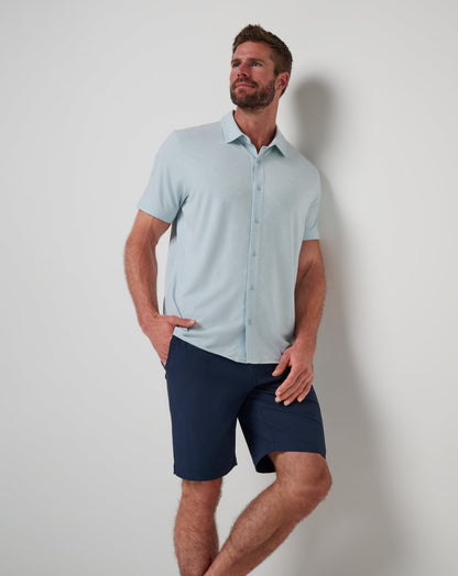 Shore Of It Button-Up Azzurro | Travis Mathew Signature