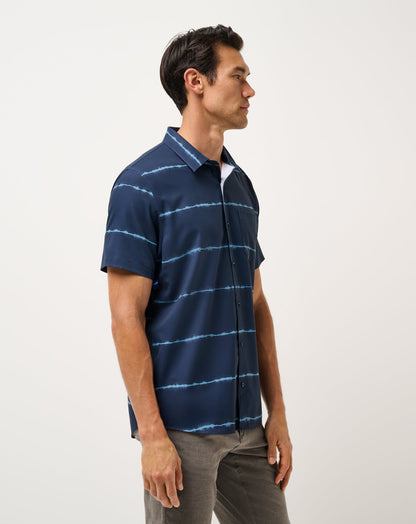 Techwoven Sundaze Button-Up Total Eclipse | Travis Mathew Classic
