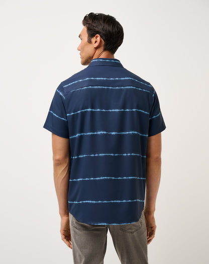 Techwoven Sundaze Button-Up Total Eclipse | Travis Mathew Classic