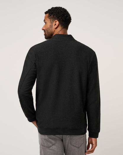 TM Social Club Bomber Heather Black | Travis Mathew Recommended