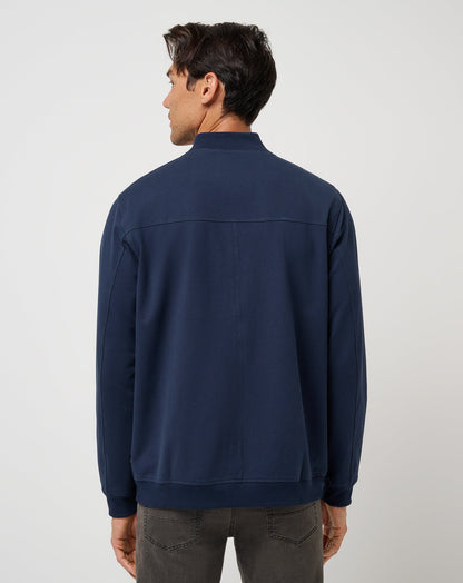 Stretchknit Bomber Jacket Total Eclipse | Travis Mathew Featured