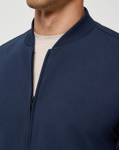 Stretchknit Bomber Jacket Total Eclipse | Travis Mathew Featured