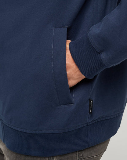 Stretchknit Bomber Jacket Total Eclipse | Travis Mathew Featured