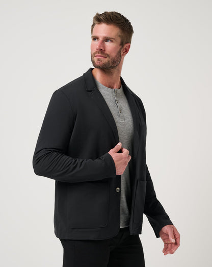 Stretchknit Blazer Black | Travis Mathew Best Seller