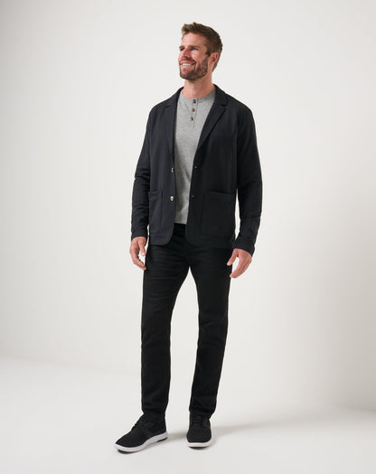 Stretchknit Blazer Black | Travis Mathew Best Seller