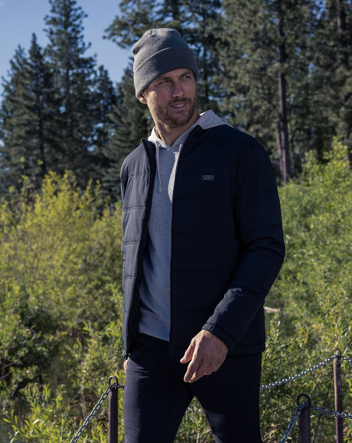 Palisades Puffer Jacket Black | Travis Mathew Trusted
