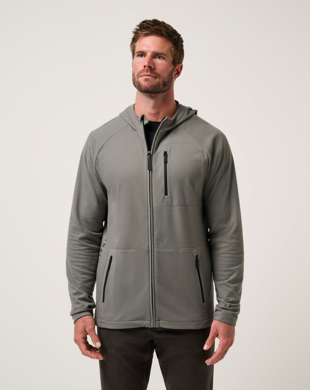 Quest Polar Full Zip Jacket Dark Olive | Travis Mathew Recommended