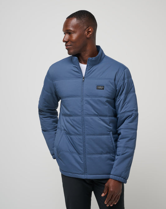 Palisades Puffer Jacket Navy | Travis Mathew Exclusive